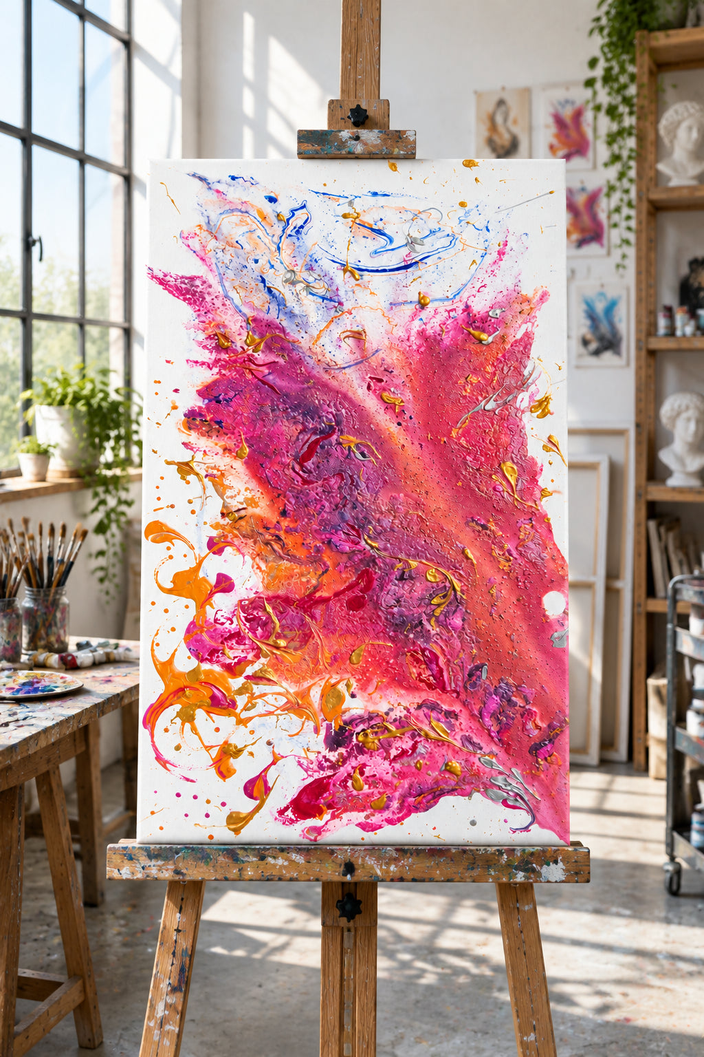 Fata Madrina - Fluid Painting 70x30