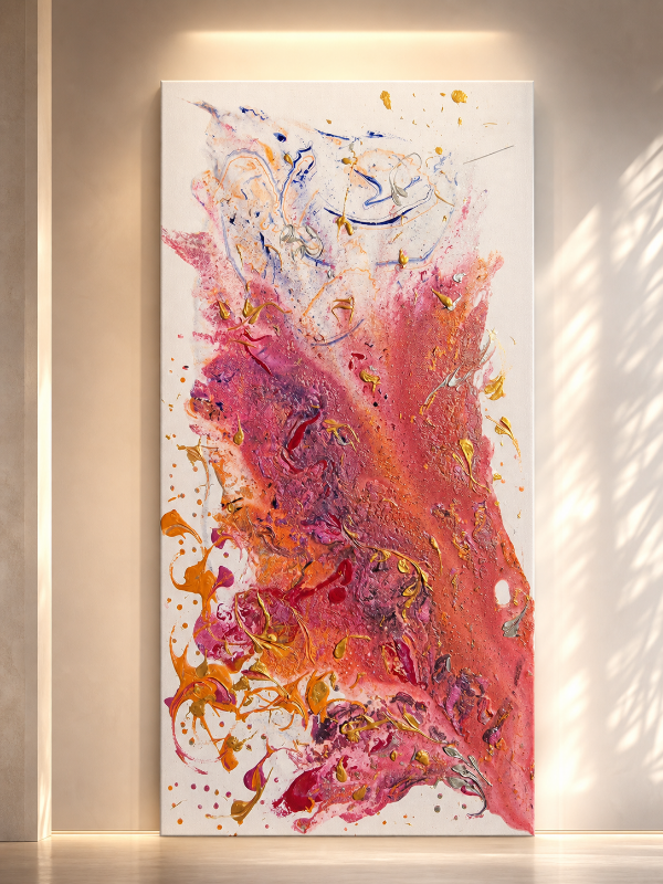 Fata Madrina - Fluid Painting 70x30